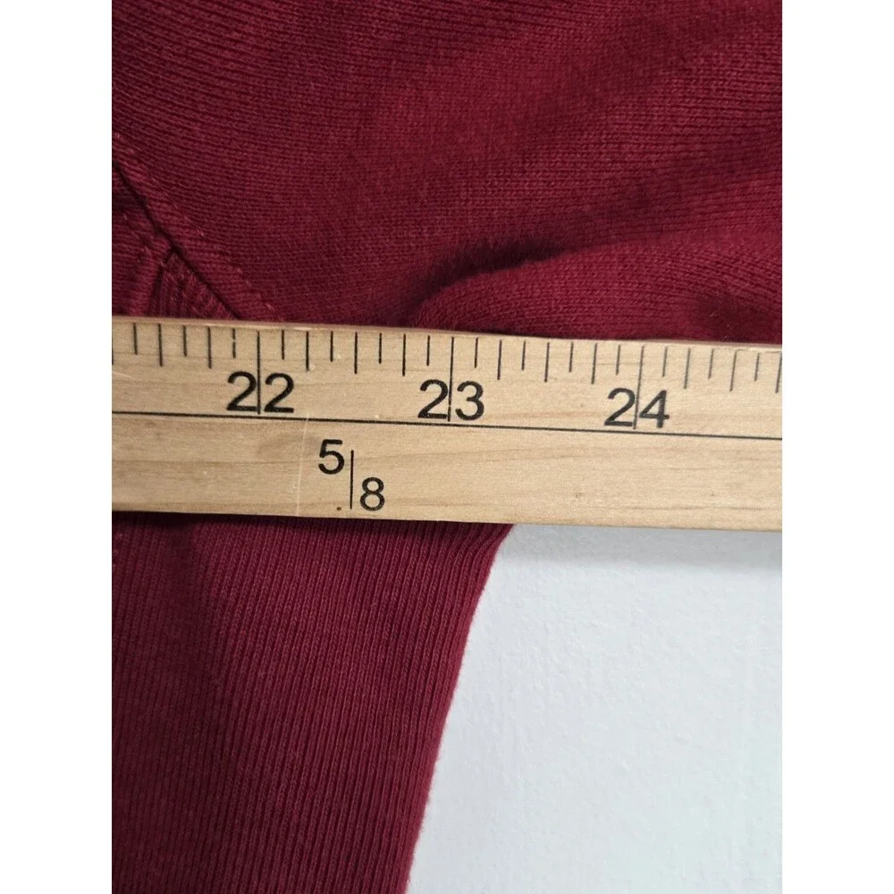 Vintage J Crew Sweatshirt Mens Large Red Sportswear Crewneck Blank Pullover
